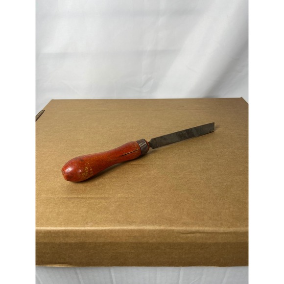 Vintage Stanley Handyman Level Disston File Caliper Coping Saw Antique Tool Lot - Picture 8 of 15